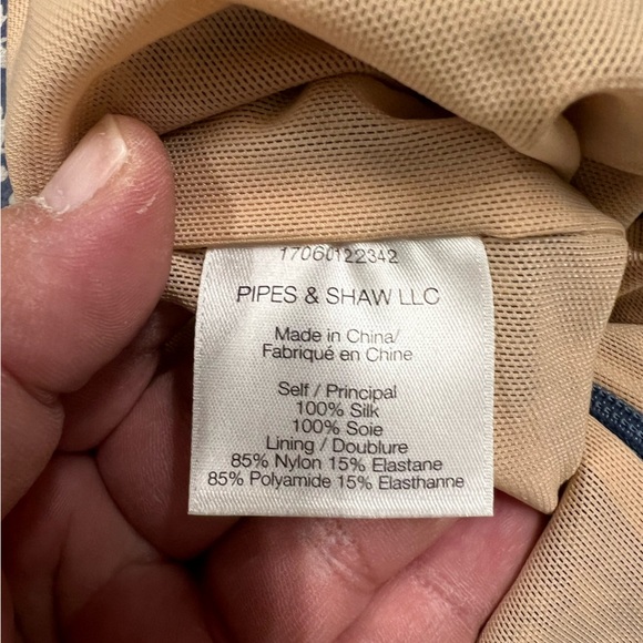 Veronica Beard Womens Blue Floral Strapless Ruffle Ruched Front Silk Dress - Picture 7 of 8